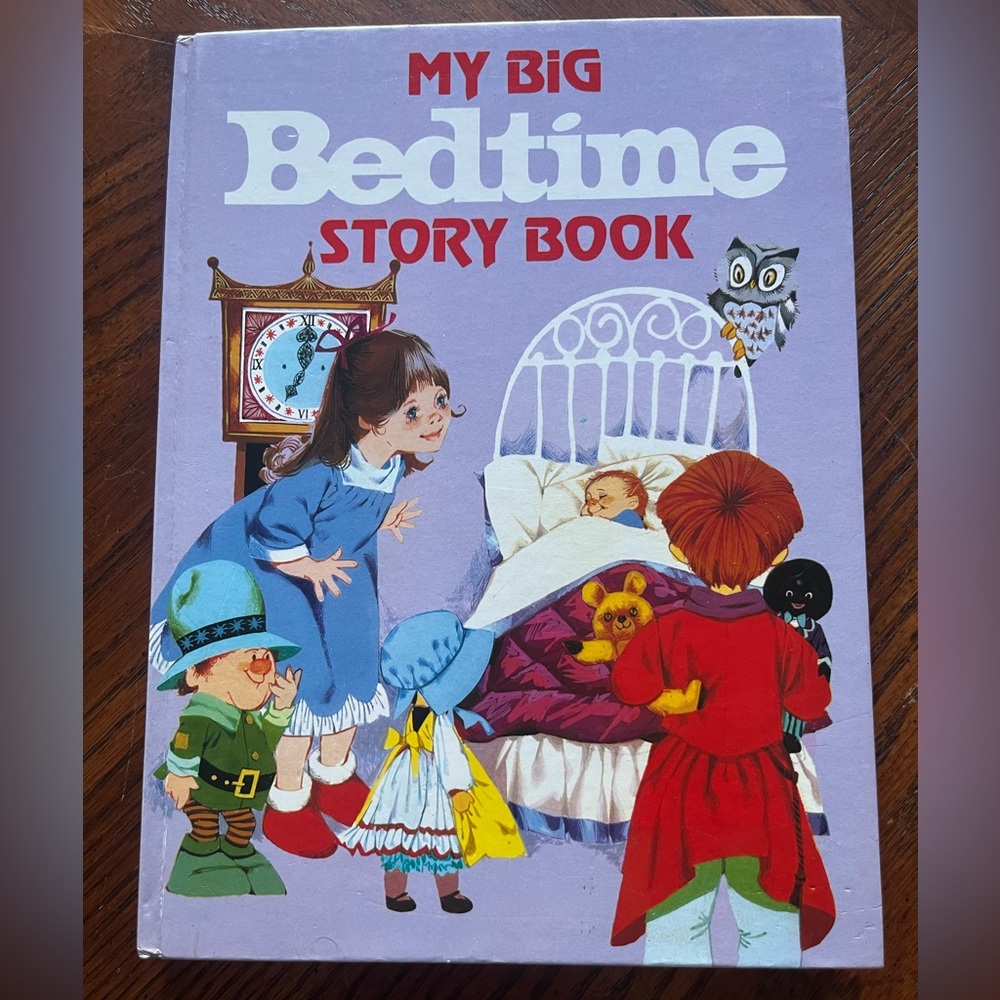 Vintage kids book | My Big Bedtime Story Book | hardcover storybook
